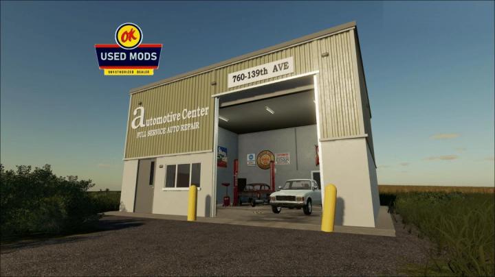 FS19 - Automotive Center - Local Garage With Workshop V1