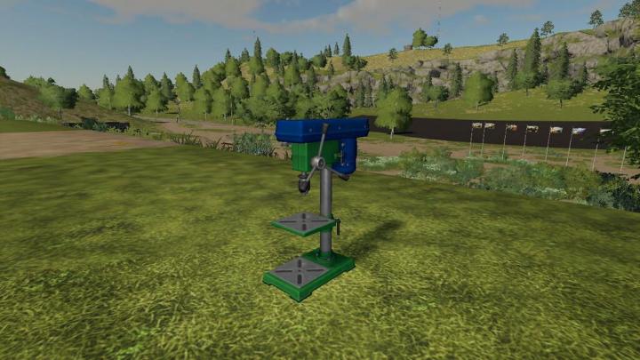 FS19 - Bench Drill And Grill Pack V1.2