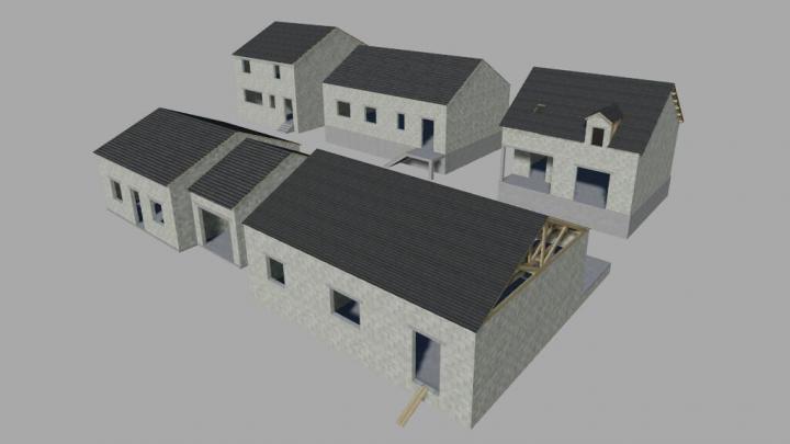 FS19 - Constructions Houses Prefab V1