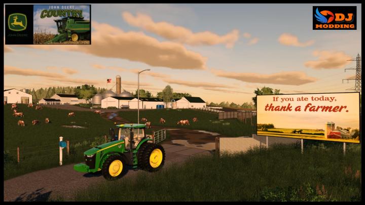 FS19 - Deere Country Usa Map V1
