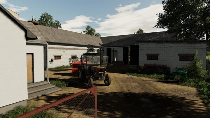 FS19 - Farm Building With Cows V1