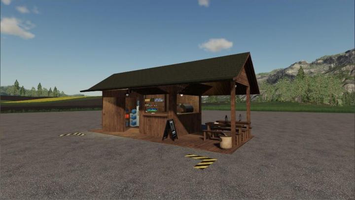 FS19 - Imbiss Booth V1