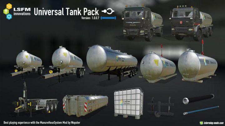FS19 - Lsfm Universal Tank Pack V1.2