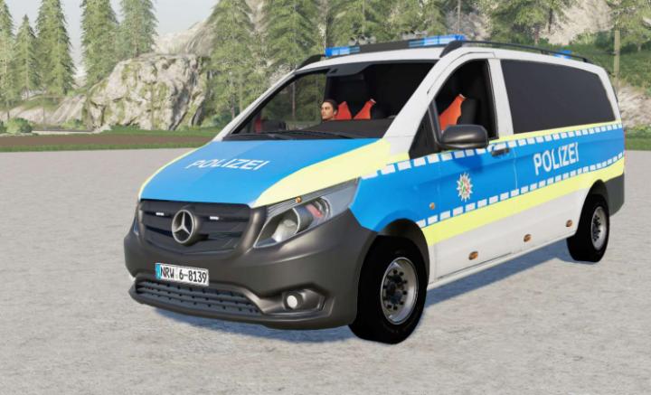 FS19 - Mercedes-Benz Vito (W447) Police V2
