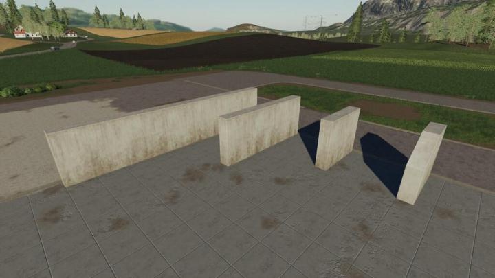 FS19 - Modular Concrete Walls V1