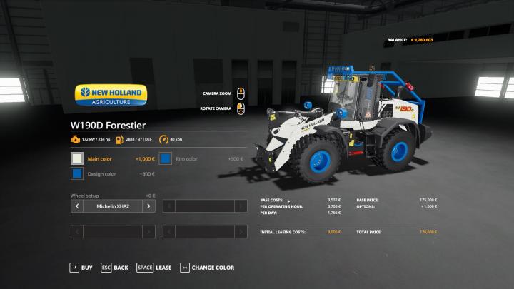 FS19 - New Holland W-190 Forestier V2