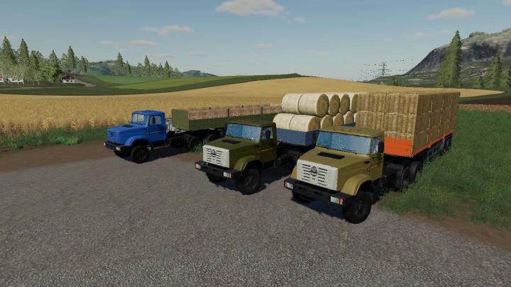 FS19 - Zil 13305A And Trailer V1