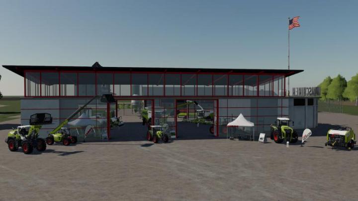 FS19 - Claas Shop And Advertising Objects V1
