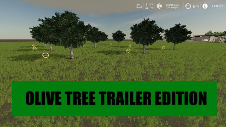 FS19 - Olive Tree Trailer Edition V1