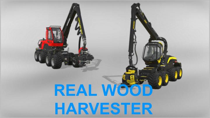 FS19 - Real Wood Harvester V1