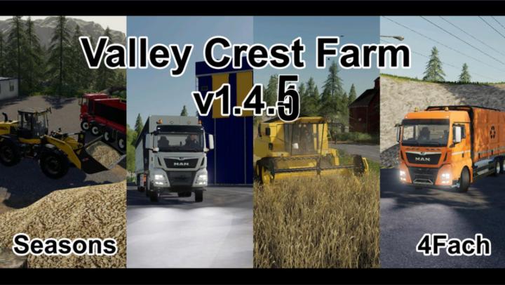 FS19 - Valley Crest Farm Fram 4X Map V1.4.5