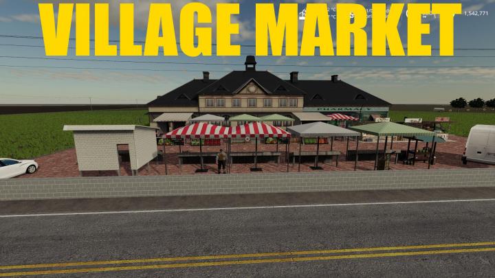 FS19 - Village Market V1.1
