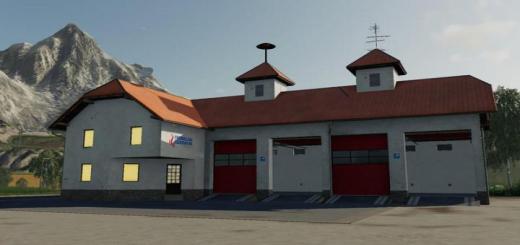 Photo of FS19 – Fire Station Placeable With Siren V1