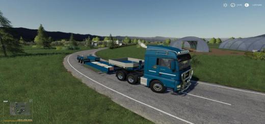 Photo of FS19 – Goldhofer Low Loader With Extensions Fixed V1.1