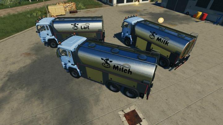 FS19 - Man Tgs Milk Truck V1.0.0.1