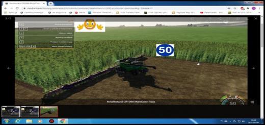 Photo of FS19 – New Holland Cr1090 Multicolor Pack V1