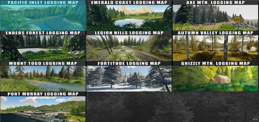 Photo of FS19 – Forestry Maps Pack V1