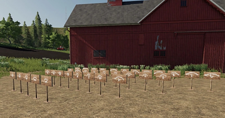 FS19 - Placeable Farm Signs V1