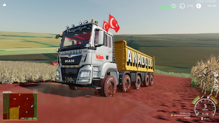 FS19 - Anadolu Man Kipper V1.0