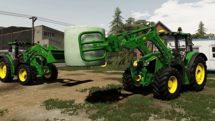 Fs19 John Deere Front Loaders With Tools V1001 Farming Simulator