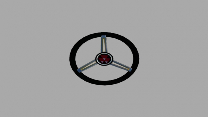 FS19 - Massey Ferguson Chrome Steering Wheel (Prefab) V1.0