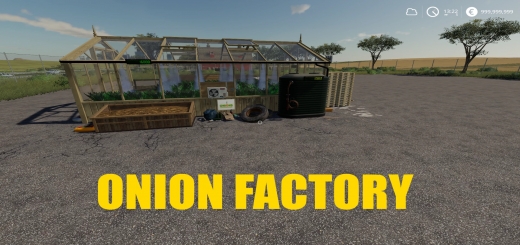 Photo of FS19 – Onion Factory V1.0