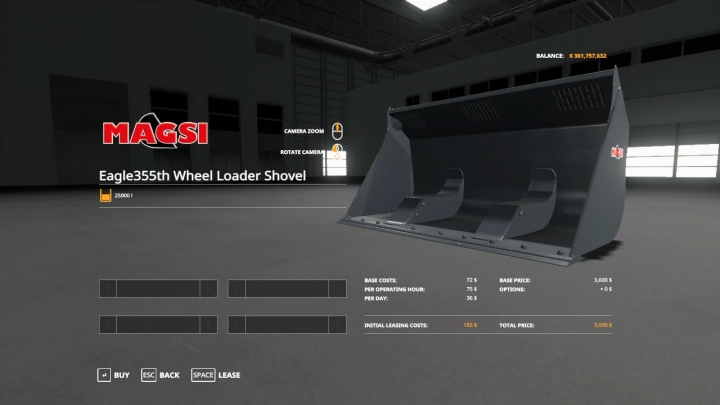 FS19 - Wheel Loader Shovel V1.0