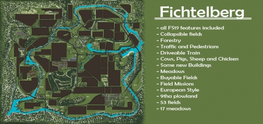 Photo of FS19 – Fichtelberg Map V1.0.0.1