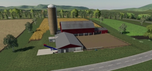 Photo of FS19 – Placeable Dairy Barn V1.0