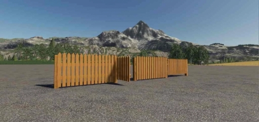 Photo of FS19 – Fence Pack With Bright Wood V1.0