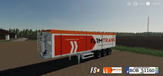 Photo of FS19 – Benalu Farmtrans Tipper Trailer V1.0