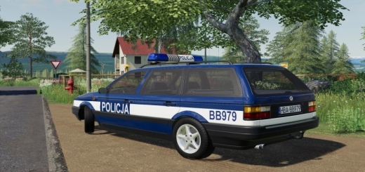 Photo of FS19 – Volkswagen Passat B3 Variant Police V1.0