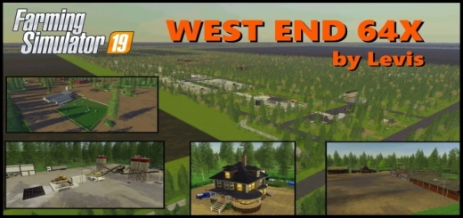Photo of FS19 – Westend 64X Map V1.1